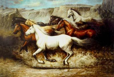 unknow artist Horses 020 Spain oil painting art